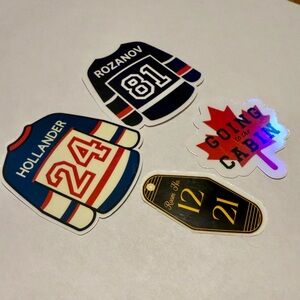 Heated Rivalry Sticker Set